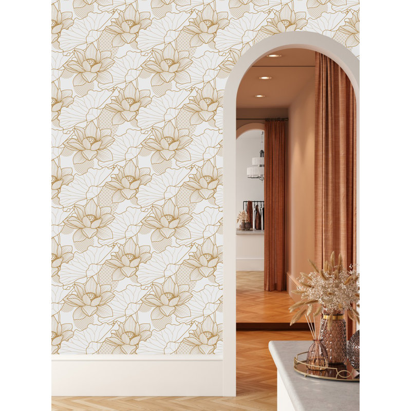 Papier peint floral