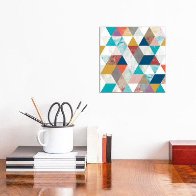 Bright Mosaic II by Victoria Borges - Wrapped Canvas Gallery-Wrapped Canvas Giclée