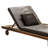 Teak Outdoor Recliner With Metal Frame Outdoor Chaise Lounge , Cushion Included
