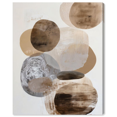 «Deserts Ovals I», reproduction d'art sur toile par Art Remedy