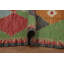 Tapis vibrant à motif 5 x 7 parfait pour les décors éclectiques