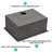 26 Inch Undermount Sink - 26" X 18" X 9" Undermount Stainless Steel Kitchen Sink 16 Gauge 9 Inch Deep Single Bowl Kitchen Sink Basin, Includes Drain Assembly (No Additional Accessories)