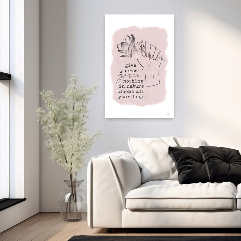 «Donnez-vous la grâce», art floral contemporain, H 36 po x l 24 po