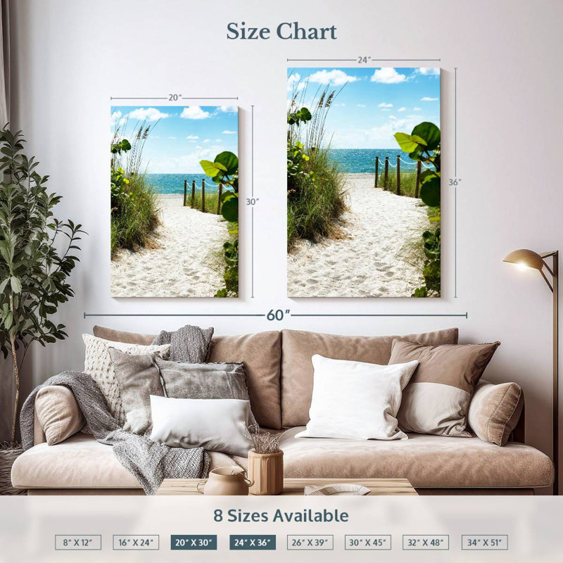 Aime Boardwalk On The Beach - Miami - Floride I, H 36 po x l 24 po