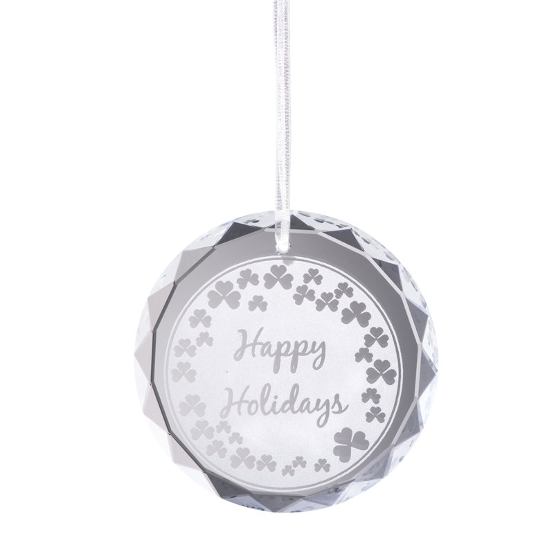 Ornement suspendu Happy Holidays