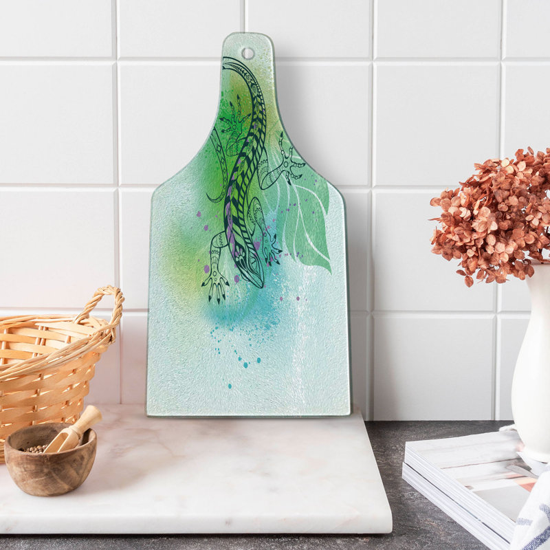 Planche à découper en verre trempé Ambesonne