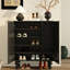 Crane Solid Wood Shoe Storage Cabinet 17 Pair Shoe Storage Cabinet