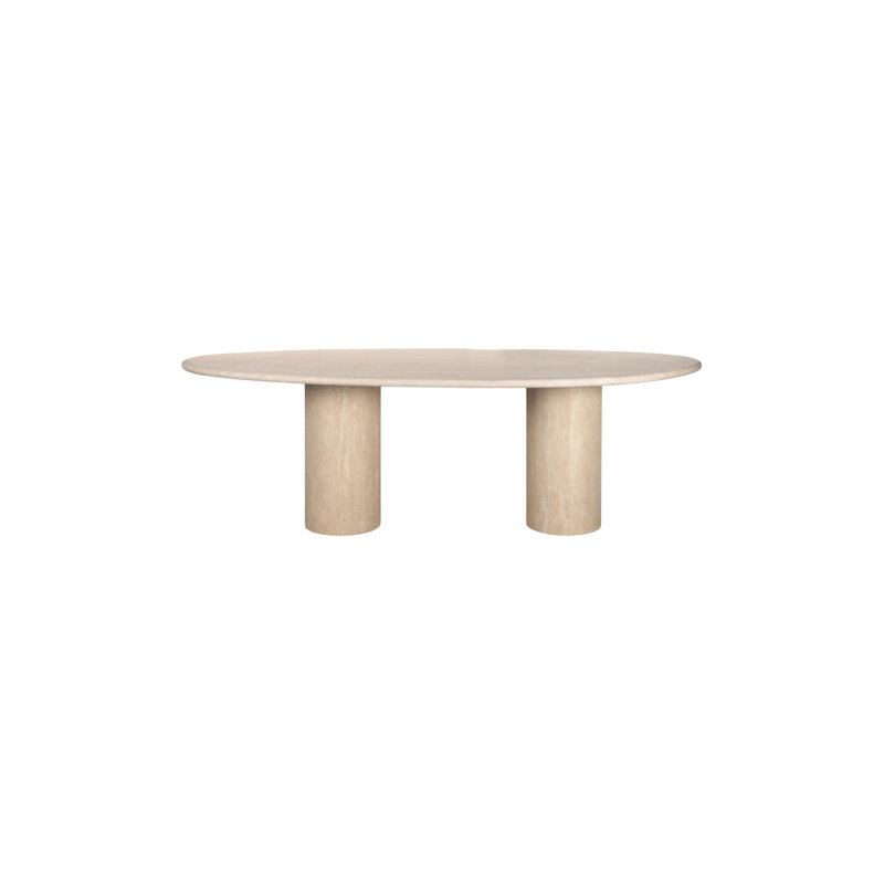 Table de salle à manger ovale L 94 po x l 39 po