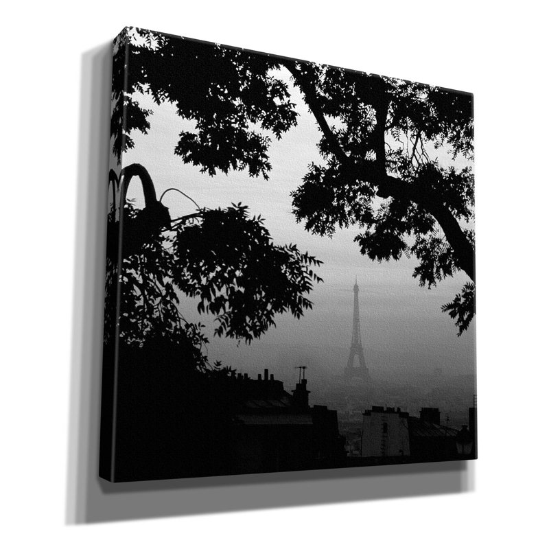 " Eiffel Tower View 1 " by PhotoINC Studio, 12" H x 12" W x 0.75" D
