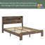 Structure de lit plateforme en bois avec tête de lit à DEL avec rangement et 2 ports USB, silencieux, aucun sommier nécessaire et outil d'assemblage facile, grand rangement sous le lit-1657875542