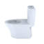 Toilette allongée deux pièces à double chasse 1,28 et 0,9 GPF TOTO® Aquia® IV avec CEFIONTECT, coton blanc - CST446CEMFGN # 01