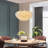 Malie 23.62" Modern Farmhouse 5-Light White Feather Statement Pendant Chandelier For Bedrooms