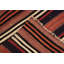 Tapis rayé en laine 5 x 5