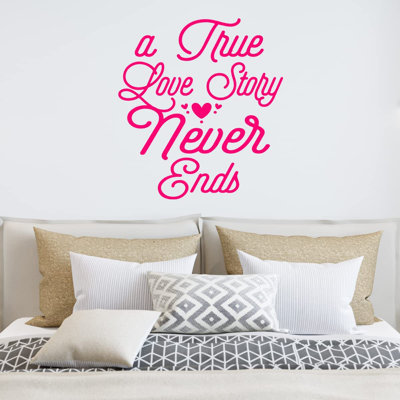 Text & Numbers Non-Wall Damaging Wall Decal