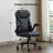 Ergonomic Computer Desk Chair With Adjustable Flip-up Arms, Lumbar Support Swivel Task Chair With Rocking Function-1137496207