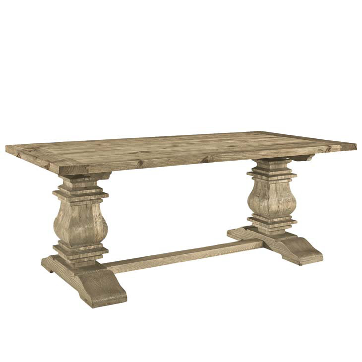 Rectangular Dining Table, Brown
