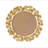 Gingko Leaf Round Wall Mirror 30.5"