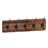 Nariaki Wall Mounted Solid Pine Wood Storage Rack with 5 Hanging Hooks-1954686540