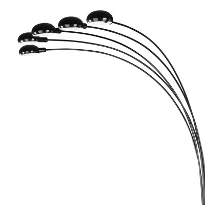 92-inch Arc 5-light Dome Shade Metal Floor Lamp