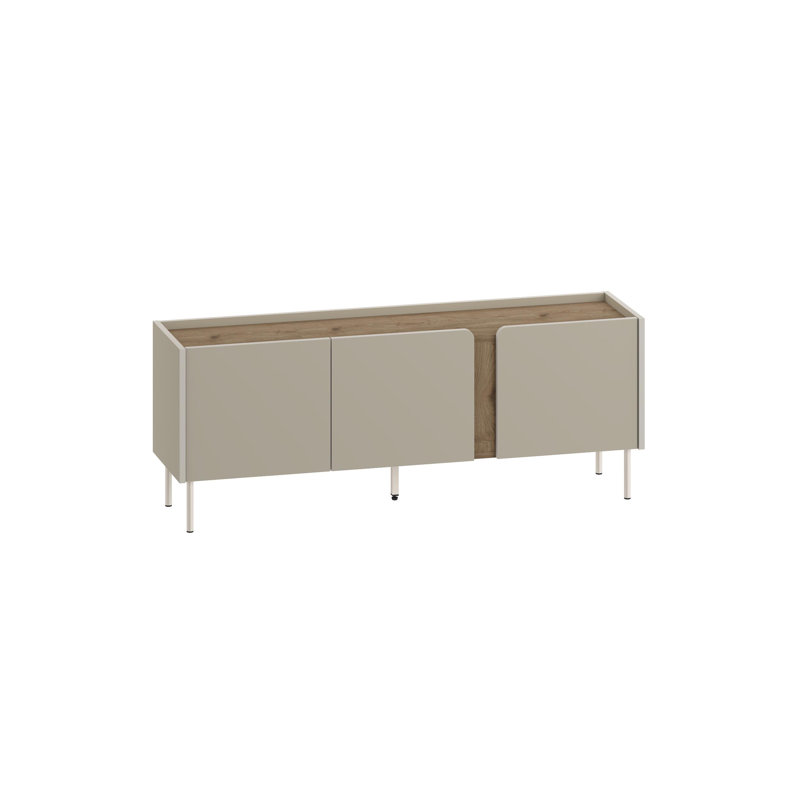 Unfinished TV Stand for TVs up to 49", Sandstone/Brown