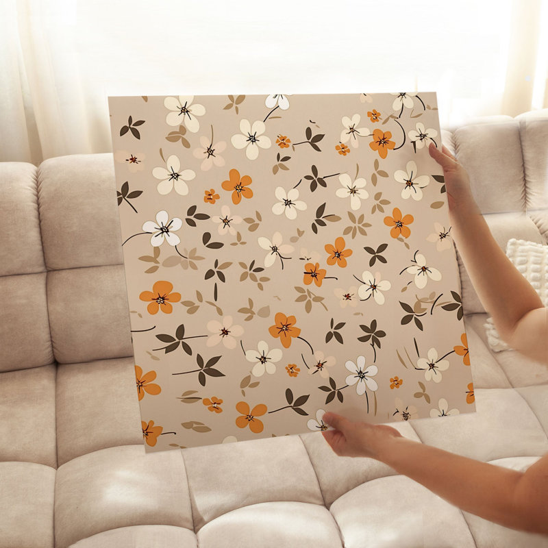 «Floral Fall Wildflowers», impression d'art sans cadre, H 20 po x l 20 po
