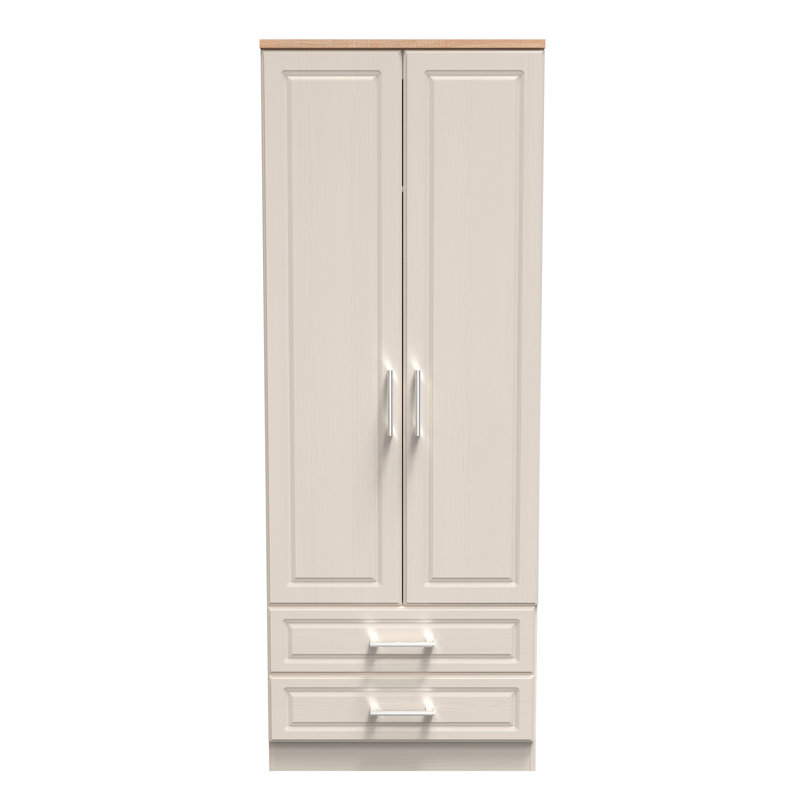 Aalysia Manufactured Wood Wardrobe, Kashmir Ash/Modern Oak