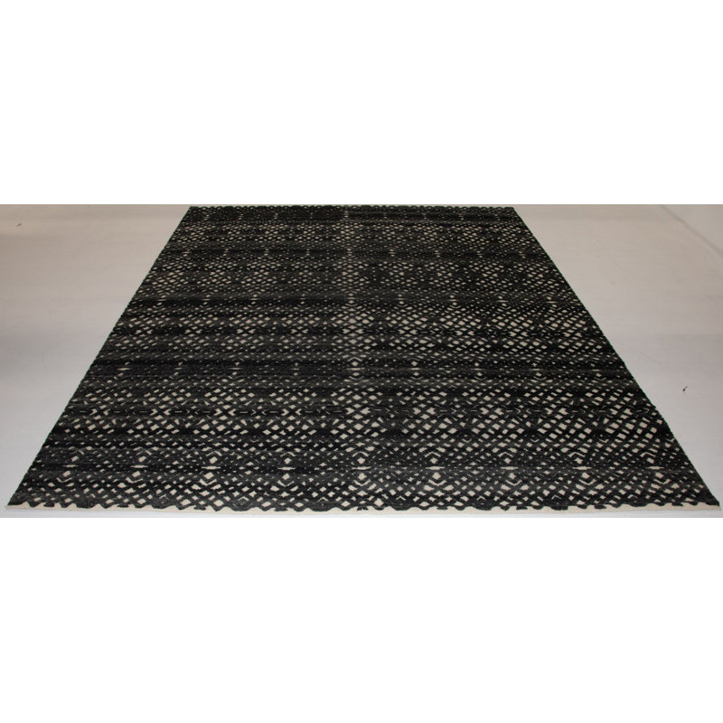 Hand Knotted Geometric Rug