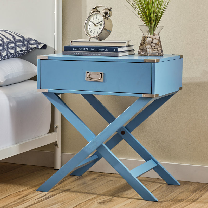 Marotta 24'' W Nightstand, Blue