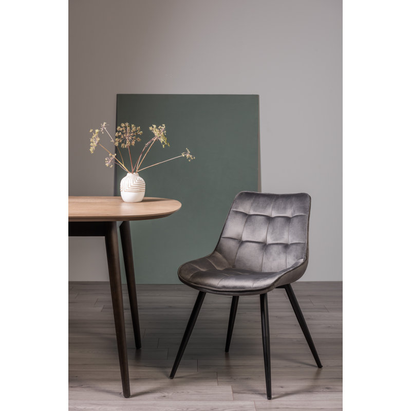Baden Upholstered Dining Chair, Grey
