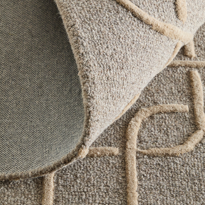 Kimball Transitional Trellis & Lattice Gray Area Rug, Rectangle 12' x 15'