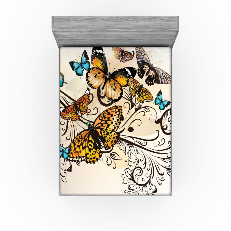 Ensemble de 2 draps-housse Ambesonne, Drap-housse pour très grand lit