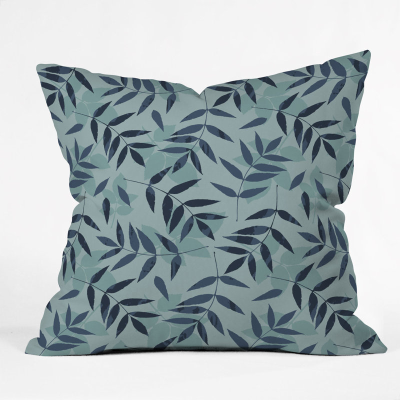Coussin décoratif mareike boehmer leaves, 16 po x 1 po