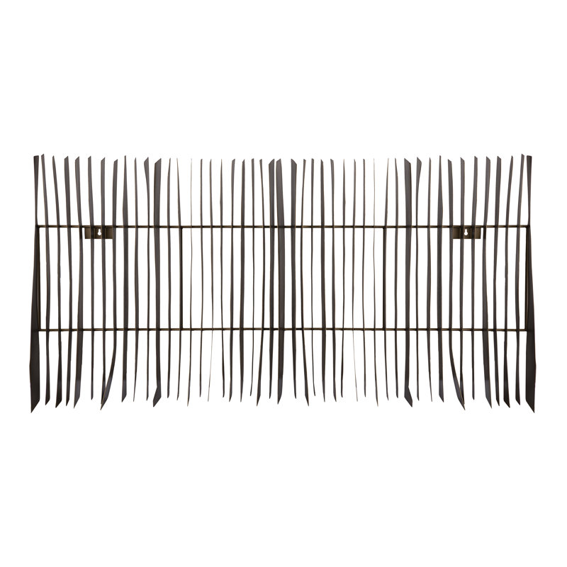 Ridge Dimensional Wall Art - Brass