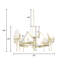 Vendome Marble & Brushed Gold Chandelier