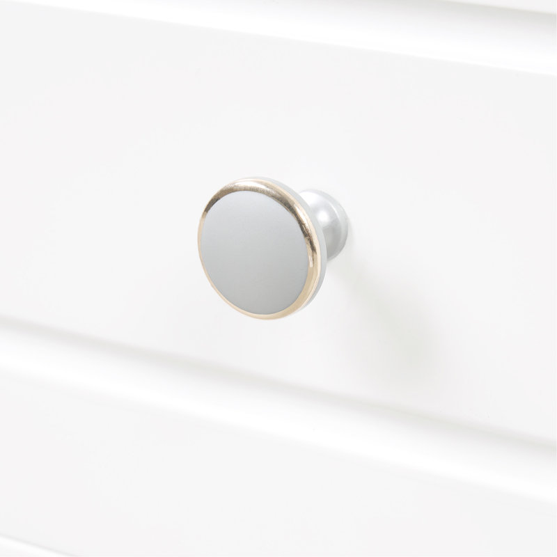 Meuble-lavabo de 20 po avec lavabo, armoire de salle de bain avec porte en verre à fermeture douce, tiroir, blanc