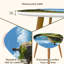 Ensemble de 2 tables basses gigognes Triangle