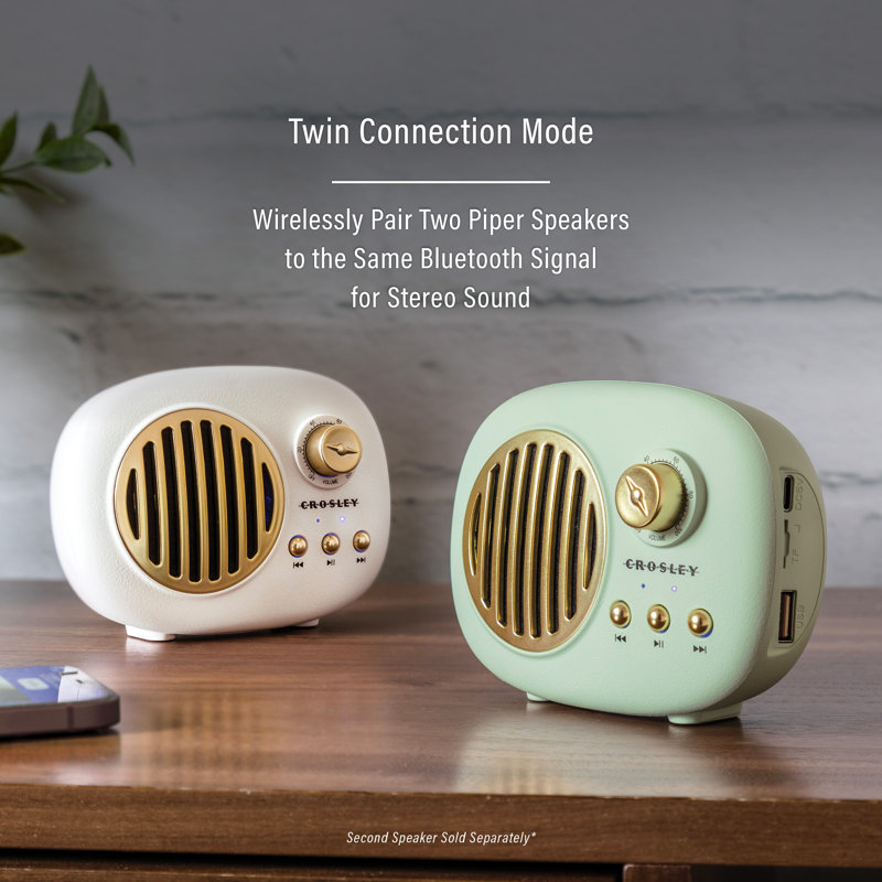 Piper Portable Bluetooth Speaker, Green