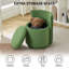 Fauteuil demi-tonneau pivotant rembourré avec rangement-1538664981-1510171286