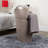 Plastic Rolling Laundry Hamper with Handles-73312124