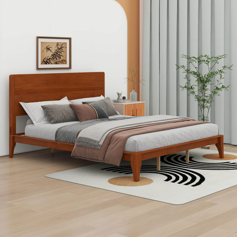 Bamboo Platform Bed, King