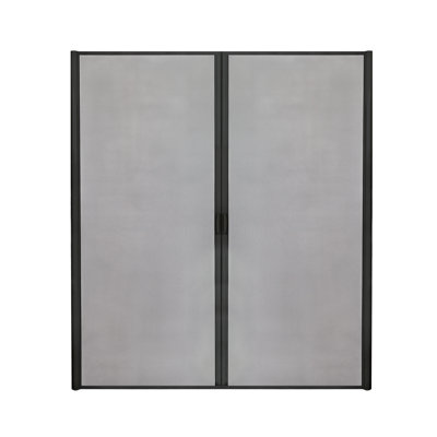 Écran rétractable pour porte double