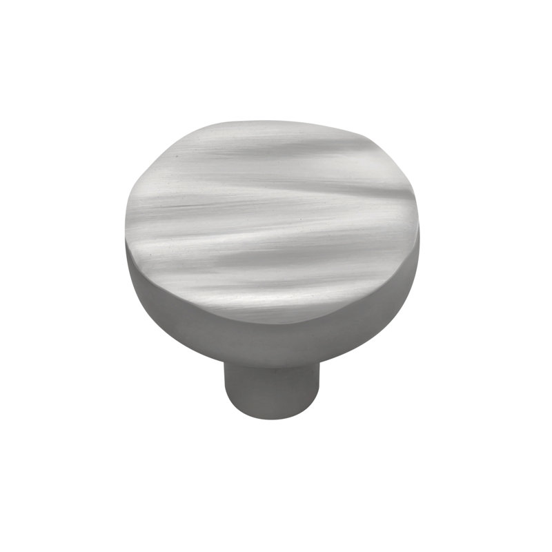 Bouton champignon Caspian, Nickel antique en étain