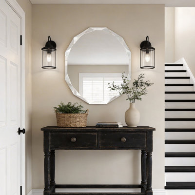 Miroir de salle de bain ovale biseauté sans cadre