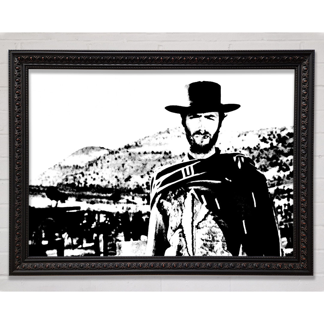 Clint Eastwood The Good The Bad The Ugly - Einzelne Bilderrahmen Kunstdrucke