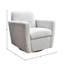Fauteuil pivotant rembourré Monty