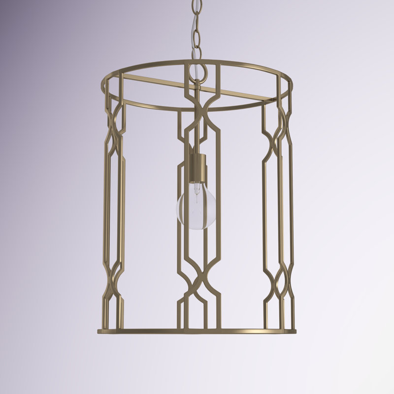 Luminaire suspendu cylindrique simple à 1 lumière Joaquin