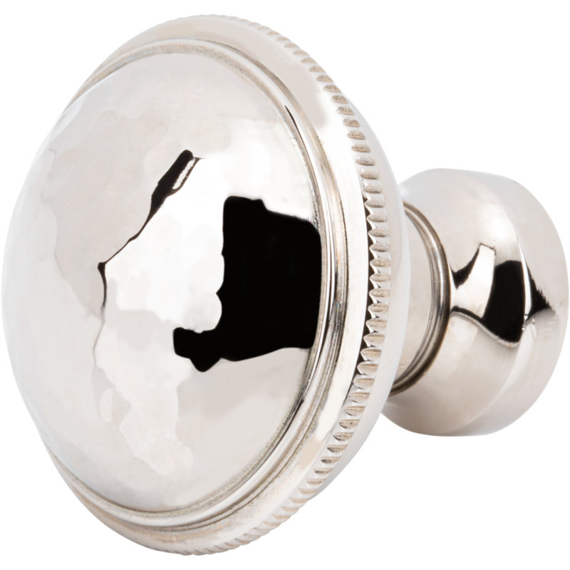 ArtWorth 1 1/8" Diameter Round Knob, Polished Nickel