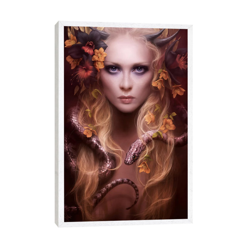Run by Melanie Delon - Print on Canvas, White Framed, 101.6 cm H x 66.04 cm W
