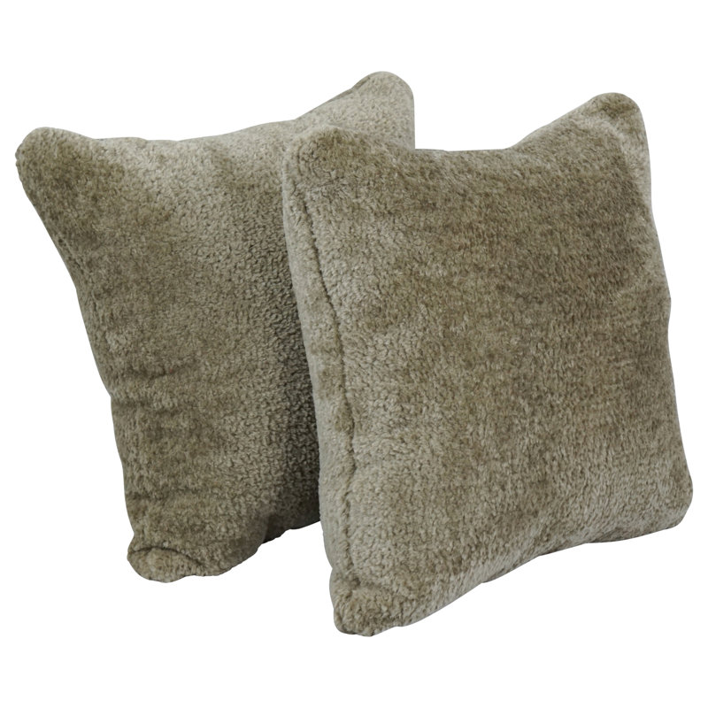 Coussins en fourrure de polyester 17 pouces