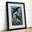 Leaping Whales Coastal - Framed Print-3119521-3119527